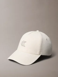Calvin Klein Baseballcap aus Baumwoll-Canvas mit Monogramm^Damen Schals & Handschuhe