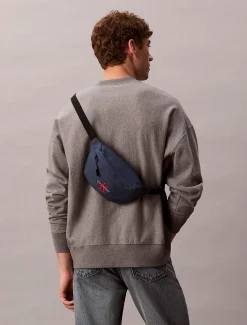 Calvin Klein Bauchtasche aus Nylon mit klassischem Logo^Herren Taschen