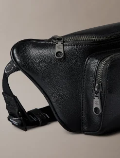 Calvin Klein Bauchtasche mit genarbtem Logo-Riemen^Herren Taschen