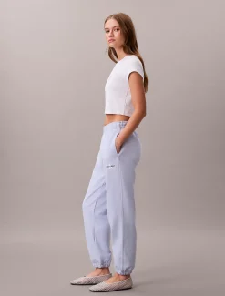 Calvin Klein Baumwoll-Frottee-Jogginghose mit Monogramm^Damen Hosen & Shorts