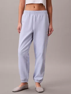 Calvin Klein Baumwoll-Frottee-Jogginghose mit Monogramm^Damen Hosen & Shorts