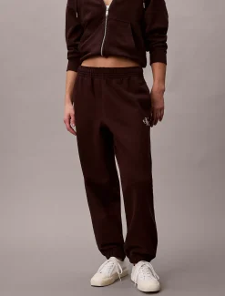 Calvin Klein Baumwoll-Frottee-Jogginghose mit Monogramm^Damen Hosen & Shorts