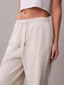 Calvin Klein Baumwoll-Frottee-Jogginghose mit Monogramm^Damen Hosen & Shorts