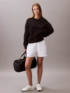 Calvin Klein Baumwoll-Frottee-Sweatshirt^Damen Sweatshirts & Hoodies