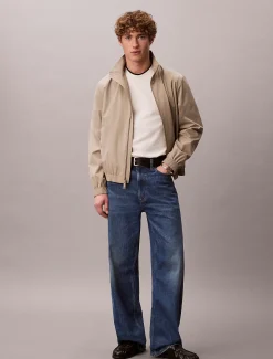 Calvin Klein Baumwoll-Piqué T-Shirt mit verziertem Kragen^Herren T-shirts