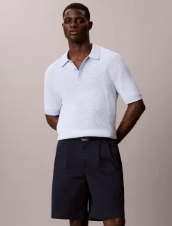 Calvin Klein Baumwoll-Twill-Chino-Shorts^Herren Hosen & Shorts