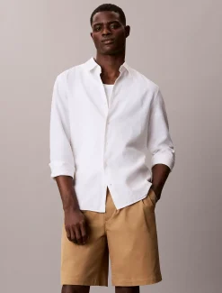 Calvin Klein Baumwoll-Twill-Chino-Shorts^Herren Hosen & Shorts