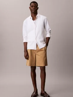 Calvin Klein Baumwoll-Twill-Chino-Shorts^Herren Hosen & Shorts