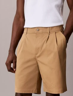 Calvin Klein Baumwoll-Twill-Chino-Shorts^Herren Hosen & Shorts