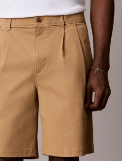 Calvin Klein Baumwoll-Twill-Chino-Shorts^Herren Hosen & Shorts