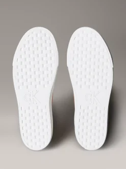 Calvin Klein Bequeme Plateau-Sneakers aus Leder^Damen SneakerFrisch Eingetroffen