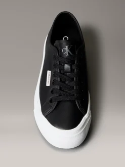 Calvin Klein Bequeme Plateau-Sneakers aus Leder^Damen SneakerFrisch Eingetroffen