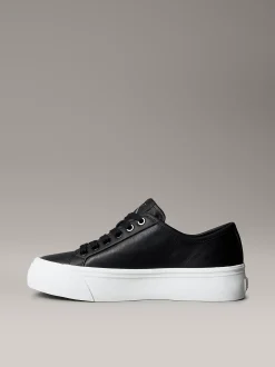 Calvin Klein Bequeme Plateau-Sneakers aus Leder^Damen SneakerFrisch Eingetroffen