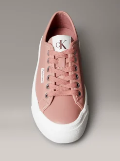 Calvin Klein Bequeme Plateau-Sneakers aus Leder^Damen SneakerFrisch Eingetroffen