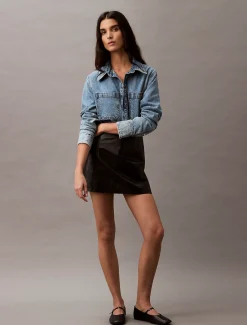 Calvin Klein Überhemd aus Denim^Damen Hemden & Blusen