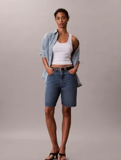 Calvin Klein Bermuda-Shorts aus Denim^Damen Hosen & Shorts