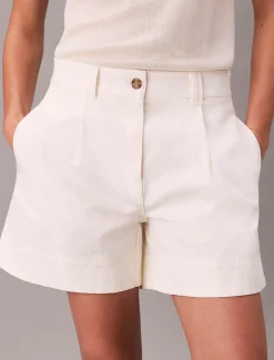 Calvin Klein Bermudashorts mit Bundfalten^Damen Hosen & Shorts