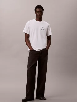 Calvin Klein Besticktes Logo-T-Shirt^Herren T-shirts