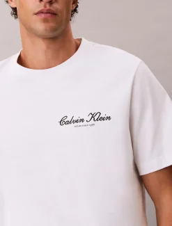 Calvin Klein Besticktes Logo-T-Shirt^Herren T-shirts