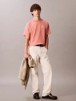 Calvin Klein Besticktes Logo-T-Shirt^Herren T-shirts