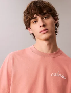 Calvin Klein Besticktes Logo-T-Shirt^Herren T-shirts