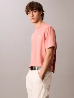 Calvin Klein Besticktes Logo-T-Shirt^Herren T-shirts