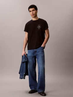 Calvin Klein Besticktes Logo-T-Shirt^Herren T-shirts