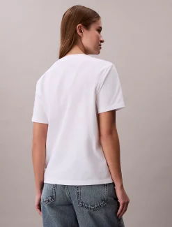 Calvin Klein Besticktes Logo-T-Shirt^Damen T-shirts & Tops