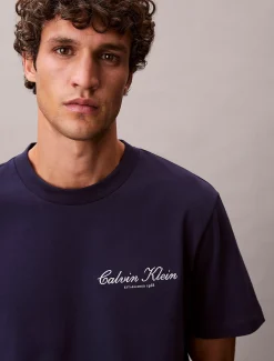 Calvin Klein Besticktes Logo-T-Shirt^Herren T-shirts
