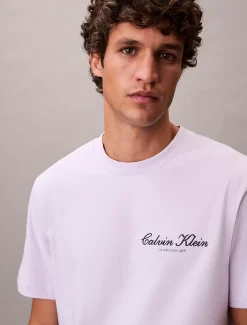 Calvin Klein Besticktes Logo-T-Shirt^Herren T-shirts