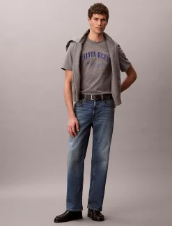 Calvin Klein Besticktes NYC-Logo-T-Shirt^Herren T-shirts