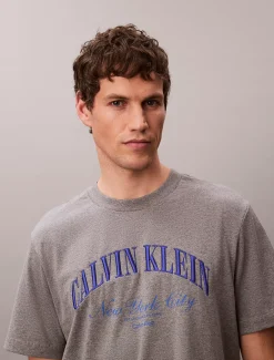 Calvin Klein Besticktes NYC-Logo-T-Shirt^Herren T-shirts