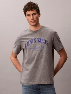 Calvin Klein Besticktes NYC-Logo-T-Shirt^Herren T-shirts