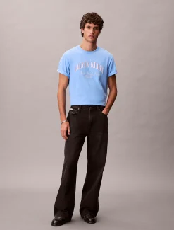 Calvin Klein Besticktes NYC-Logo-T-Shirt^Herren T-shirts