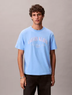 Calvin Klein Besticktes NYC-Logo-T-Shirt^Herren T-shirts