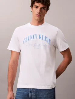 Calvin Klein Besticktes NYC-Logo-T-Shirt^Herren T-shirts