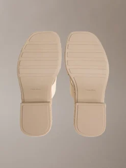 Calvin Klein Beta - Leder-Espadrilles mit Absatz^Damen SandalenFrisch Eingetroffen