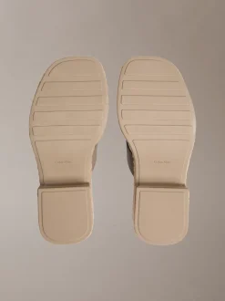 Calvin Klein Beta - Leder-Espadrilles mit Absatz^Damen SandalenFrisch Eingetroffen