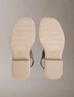 Calvin Klein Beta - Leder-Espadrilles mit Absatz^Damen SandalenFrisch Eingetroffen