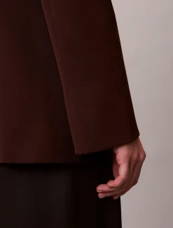 Calvin Klein Blazer aus weichem Krepp^Damen JackenFrisch Eingetroffen