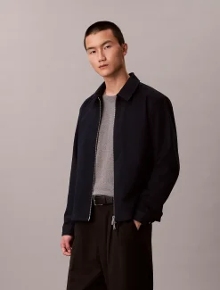 Calvin Klein Blouson-Jacke aus Schaftbaumwolle^Herren JackenFrisch Eingetroffen