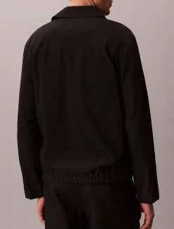 Calvin Klein Blouson-Jacke aus Seersucker^Herren JackenFrisch Eingetroffen