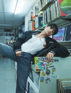 Calvin Klein Bomberjacke aus Kunstleder^Herren JackenFrisch Eingetroffen