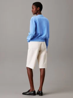 Calvin Klein Bomberjacke aus Viskose^Damen Strickdesigns