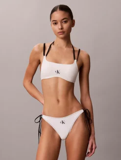 Calvin Klein Bralette-Bikini-Top – CK Monogram^Damen BademodeFrisch Eingetroffen