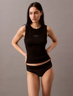 Calvin Klein Brazilian Slip - Icon Logo Lace^Damen Unterhosen
