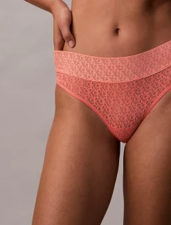 Calvin Klein Brazilian Slip - Icon Logo Lace^Damen Unterhosen