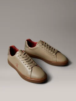 Calvin Klein Brooke – Sneakers aus Leder mit charakteristischem Logo^Damen SneakerFrisch Eingetroffen