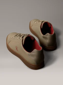 Calvin Klein Brooke – Sneakers aus Leder mit charakteristischem Logo^Damen SneakerFrisch Eingetroffen