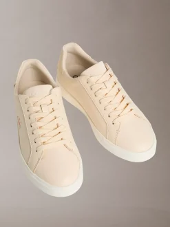 Calvin Klein Brooke – Sneakers aus Leder mit charakteristischem Logo^Damen SneakerFrisch Eingetroffen